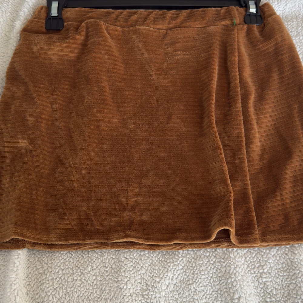 Velvet Tan Skirt
